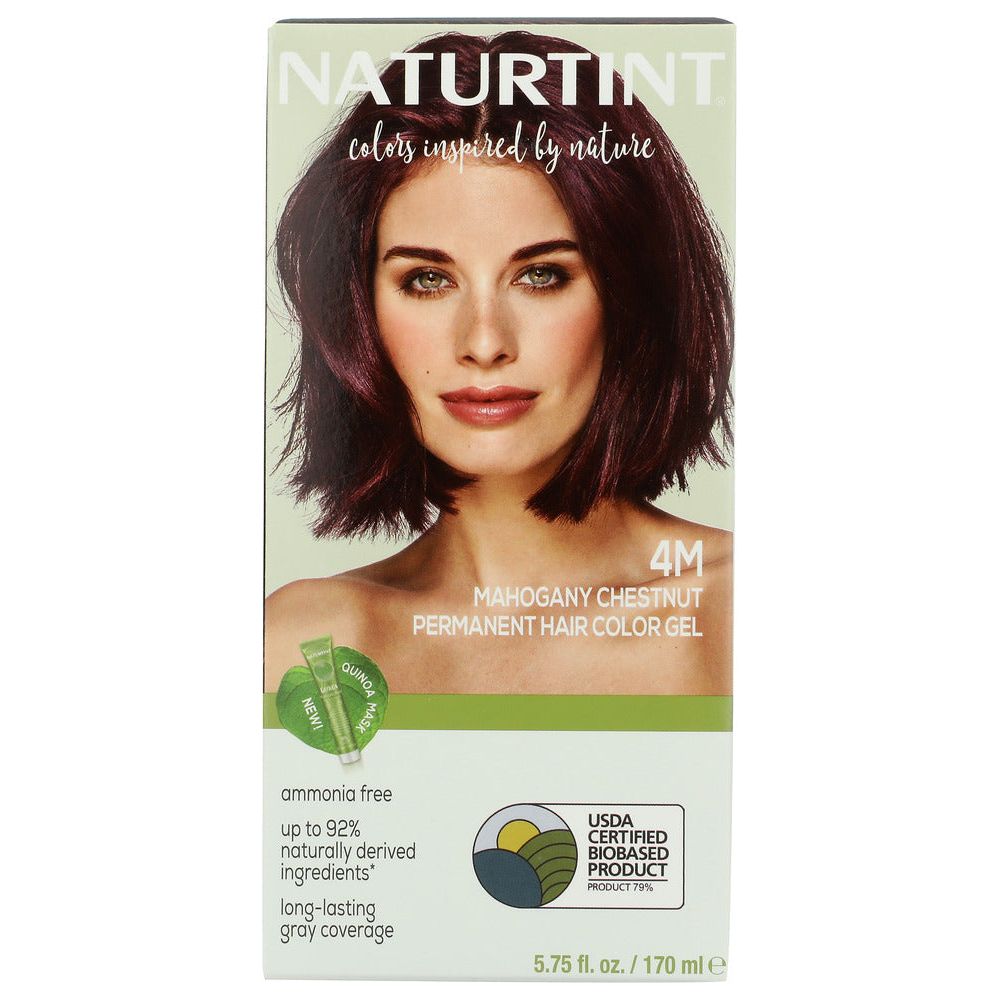 NATURTINT: Permanent Hair Colorant 4M Mahogany Chestnut, 5.28 oz - #tag1# - #tag2#