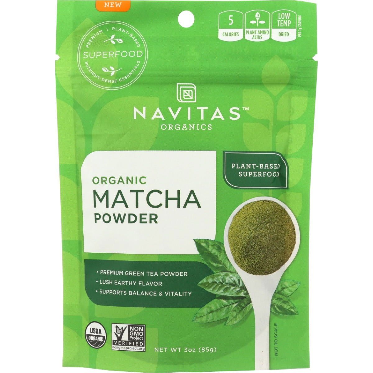NAVITAS: Organic Matcha Powder, 3 oz - Sunshine Co Op. - #tag1# - #tag2# - #tag3# - #tag4#