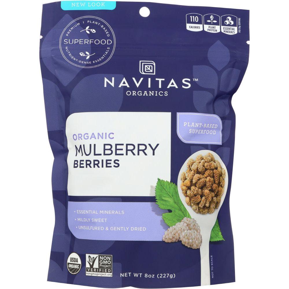 NAVITAS: Organic Mulberry Berries, 8 oz - #tag1# - #tag2#