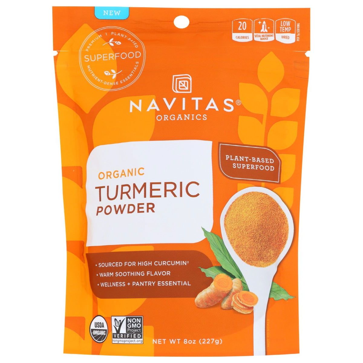 NAVITAS: Organic Turmeric Powder, 8 oz - Sunshine Co Op. - #tag1# - #tag2# - #tag3# - #tag4#