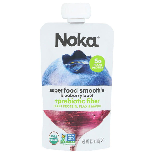 NOKA: Blueberry Beet Superfood Smoothie Prebiotic Fiber, 4.22 oz - Sunshine Co Op. - #tag1# - #tag2# - #tag3# - #tag4#