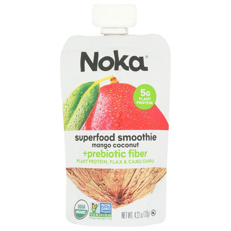 NOKA: Mango Coconut Superfood Smoothie Prebiotic Fiber, 4.22 oz - Sunshine Co Op. - #tag1# - #tag2# - #tag3# - #tag4#