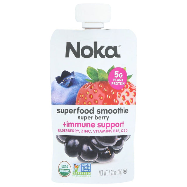 NOKA: Super Berry Superfood Smoothie Immune Support, 4.22 oz - #tag1# - #tag2#