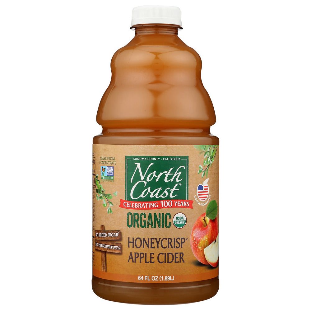 NORTH COAST: Organic Honeycrisp Apple Cider, 64 fo - #tag1# - #tag2#