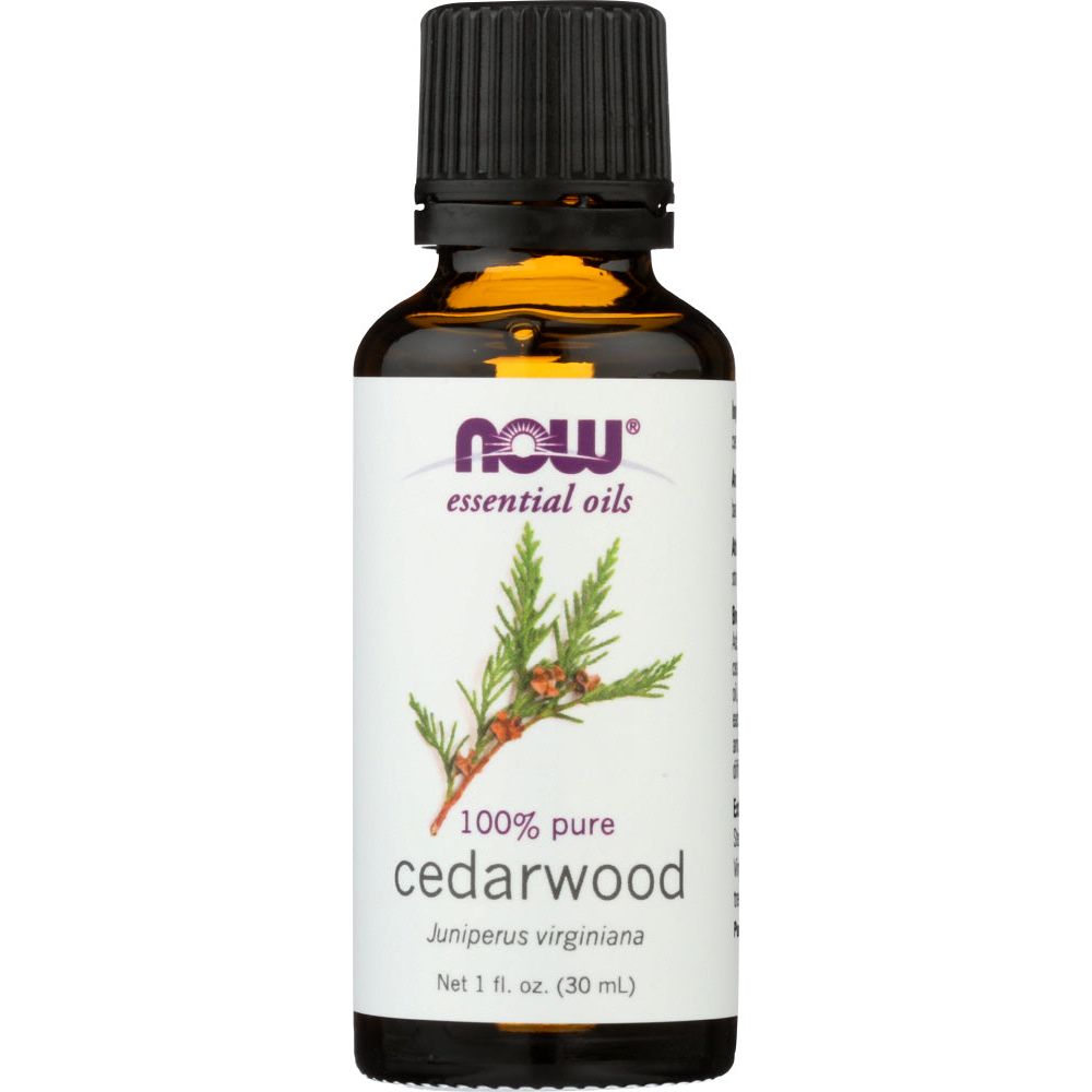 NOW: Cedarwood Essential Oils, 1 oz - #tag1# - #tag2#