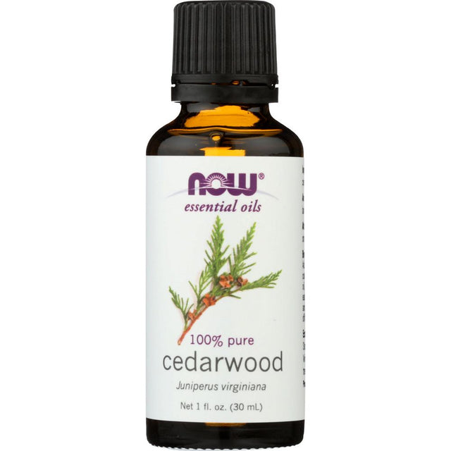 NOW: Cedarwood Essential Oils, 1 oz - #tag1# - #tag2#