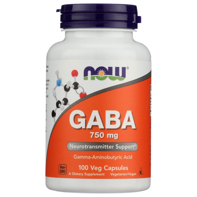 NOW: Gaba 750Mg, 100 vc - #tag1# - #tag2#