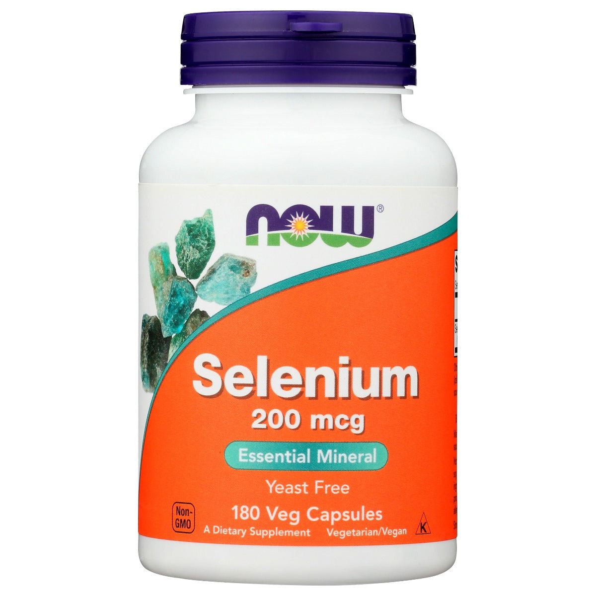 NOW: Selenium 200 Mcg, 180 vc - #tag1# - #tag2#