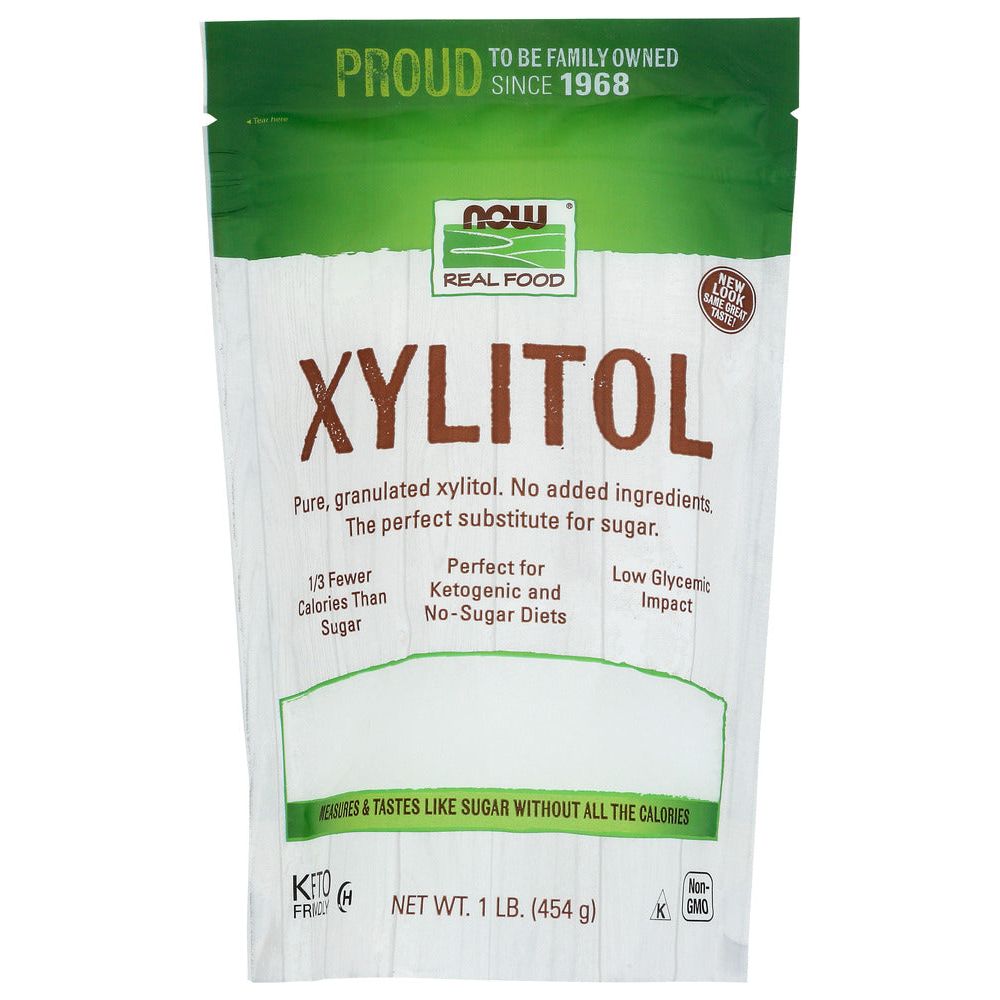 NOW: Sweetener Xylitol, 16 oz - #tag1# - #tag2#