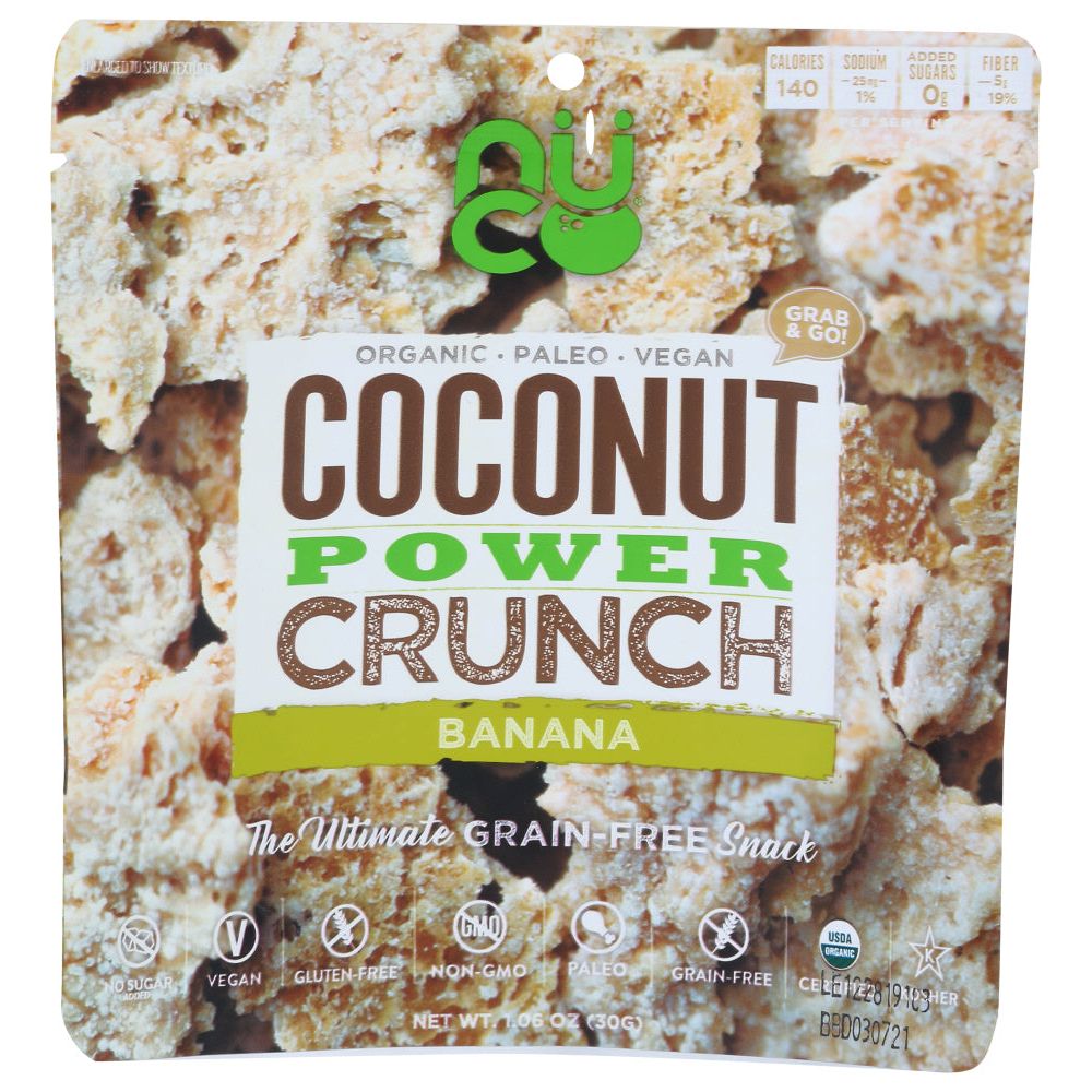 NUCO: Snack Ccnut Crnch Banana, 30 gm - #tag1# - #tag2#
