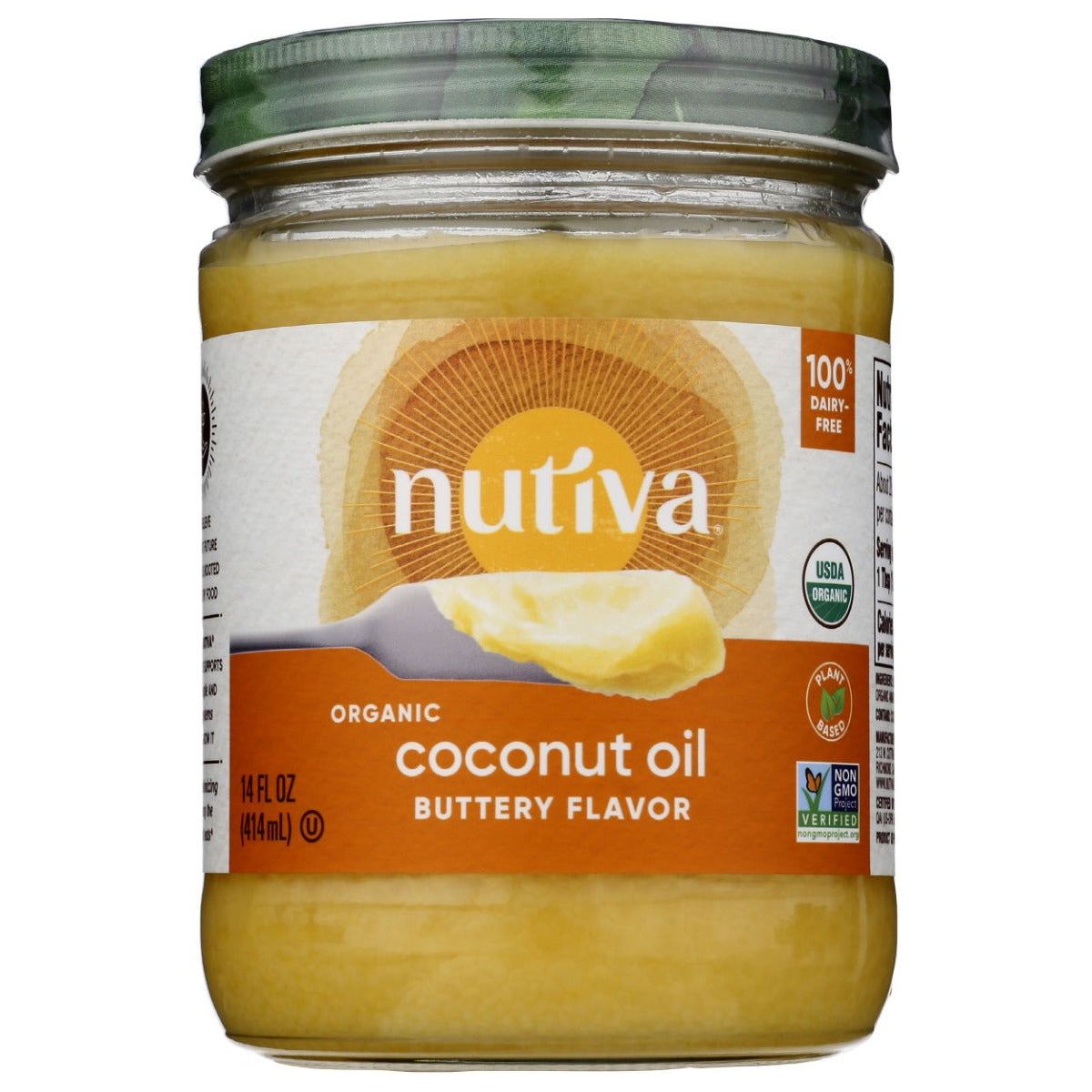 NUTIVA: Coconut Oil Organic Buttery Flavor, 14 Oz - Sunshine Co Op. - #tag1# - #tag2# - #tag3# - #tag4#