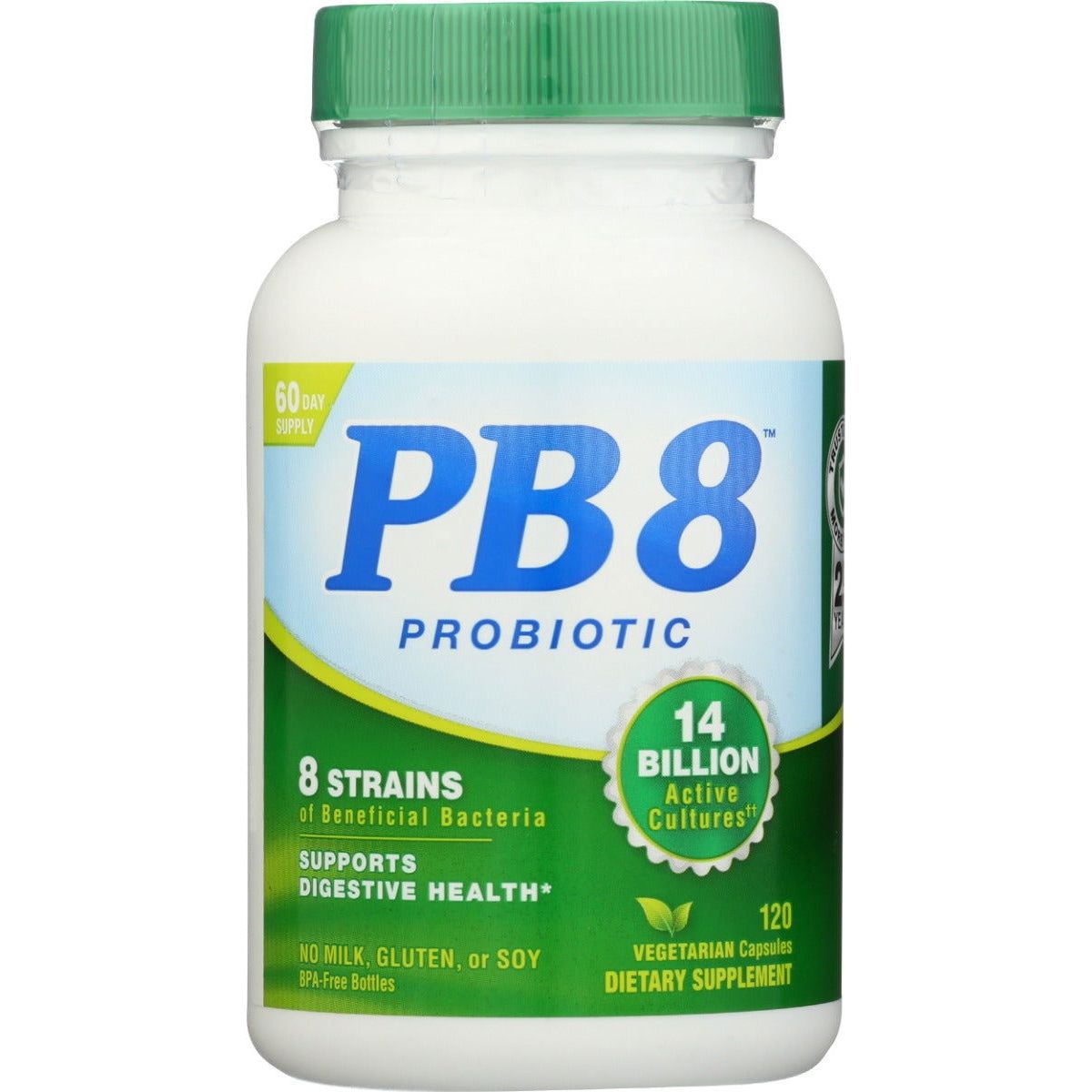 NUTRITION NOW: PB8 Pro-Biotic Acidophilus For Life, 120 Veggie Caps - Sunshine Co Op. - #tag1# - #tag2# - #tag3# - #tag4#
