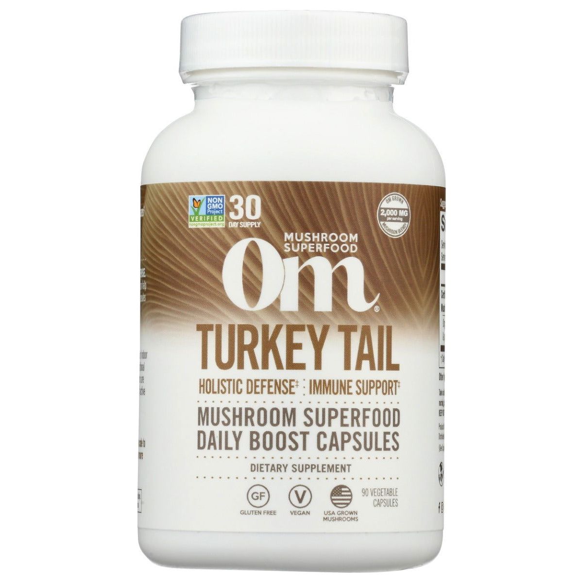 OM ORGANIC MUSHROOM NUTRITION: Capsule Turkey Tail, 90 cp - Sunshine Co Op. - #tag1# - #tag2# - #tag3# - #tag4#