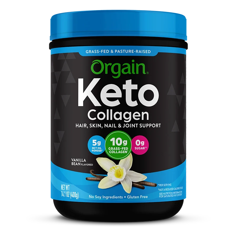 ORGAIN Keto Collagen, Vanilla Bean, 14.1 OZ