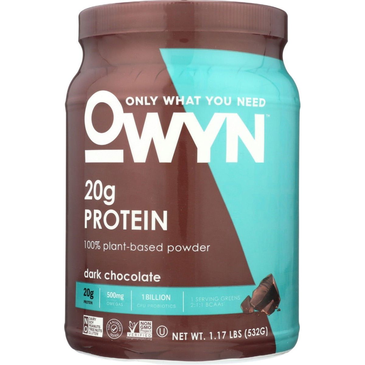 OWYN: Protein Powders Chocolate, 1.1 lb - Sunshine Co Op. - #tag1# - #tag2# - #tag3# - #tag4#