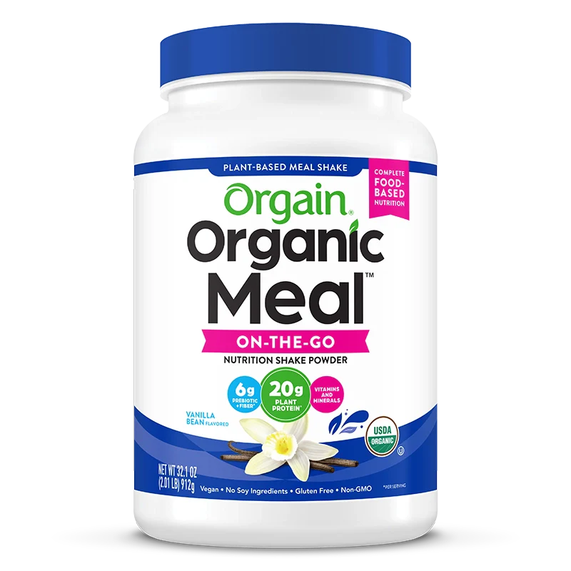 Orgain Organic Meal On-The-Go, Vanilla Bean, 2.01 Lb