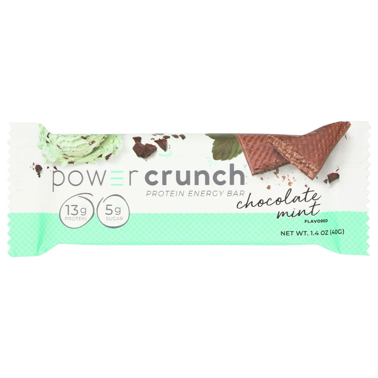 POWER CRUNCH: Bar Protein Chocolate Mint, 40 gm - Sunshine Co Op. - #tag1# - #tag2# - #tag3# - #tag4#