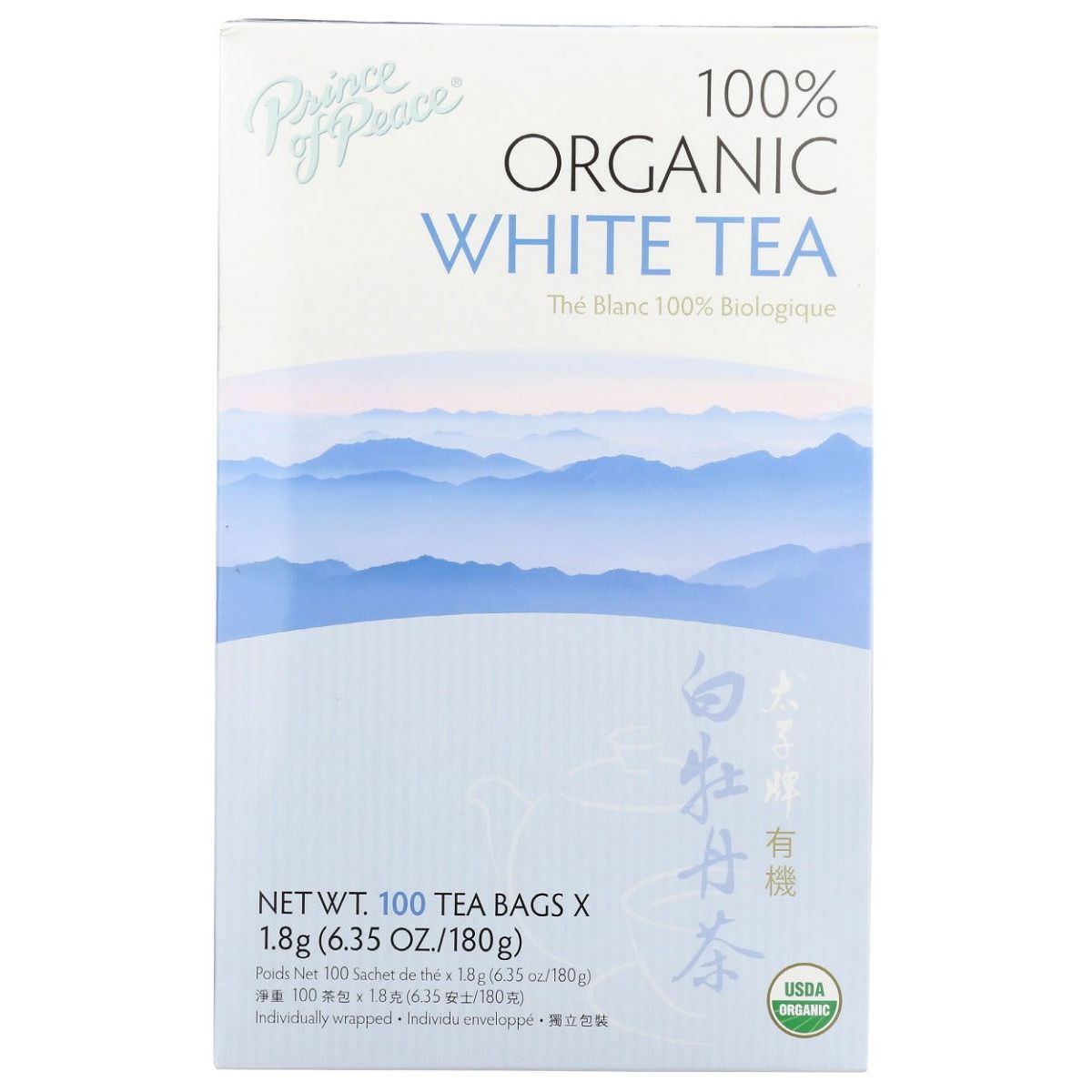 PRINCE OF PEACE: Organic White Tea, 100 bg - Sunshine Co Op. - #tag1# - #tag2# - #tag3# - #tag4#