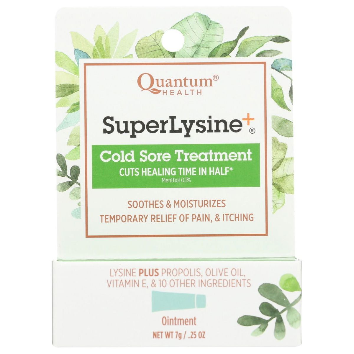 QUANTUM: SuperLysine Ointment, 0.25 oz - Sunshine Co Op. - #tag1# - #tag2# - #tag3# - #tag4#