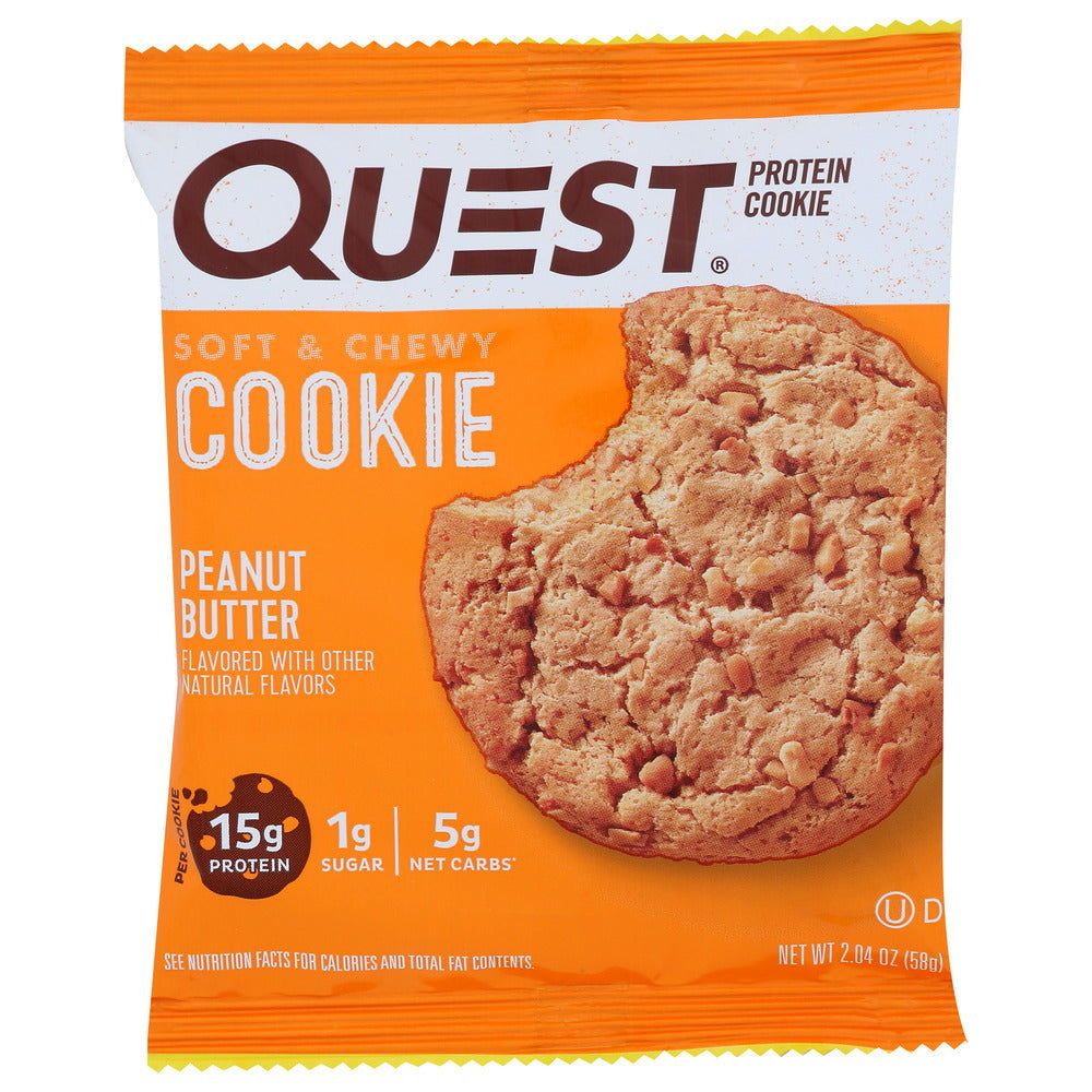 QUEST: Bar Cookie Protein Peanut Butter, 2.04 oz - Sunshine Co Op. - #tag1# - #tag2# - #tag3# - #tag4#