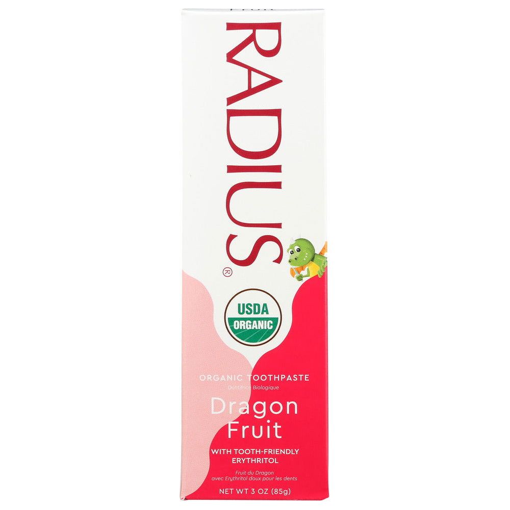 RADIUS: Children's Dragon Fruit Gel Toothpaste, 3 oz - Sunshine Co Op. - #tag1# - #tag2# - #tag3# - #tag4#