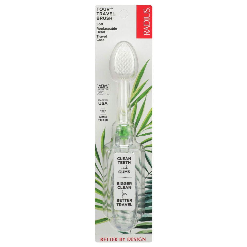 RADIUS: Travel Brush Soft, 1 ea - Sunshine Co Op. - #tag1# - #tag2# - #tag3# - #tag4#