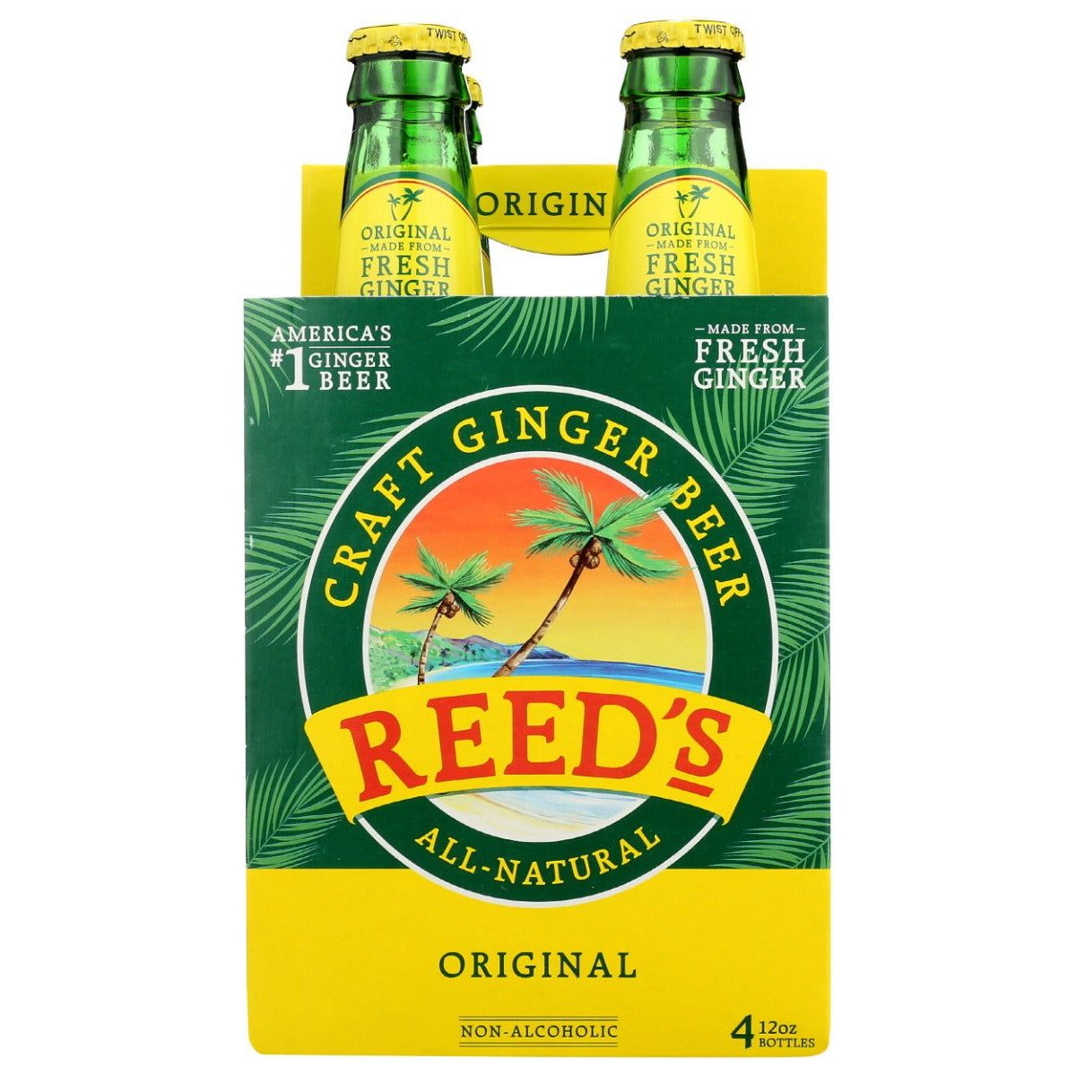 REEDS: Original Ginger Beer 4pk, 48 fo - Sunshine Co Op. - #tag1# - #tag2# - #tag3# - #tag4#