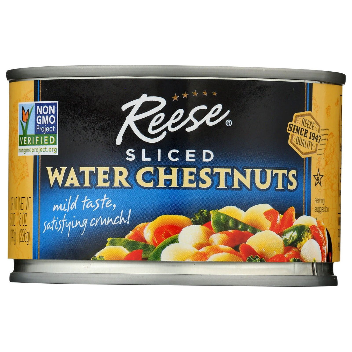 REESE: Sliced Water Chestnuts, 8 oz - Sunshine Co Op. - #tag1# - #tag2# - #tag3# - #tag4#