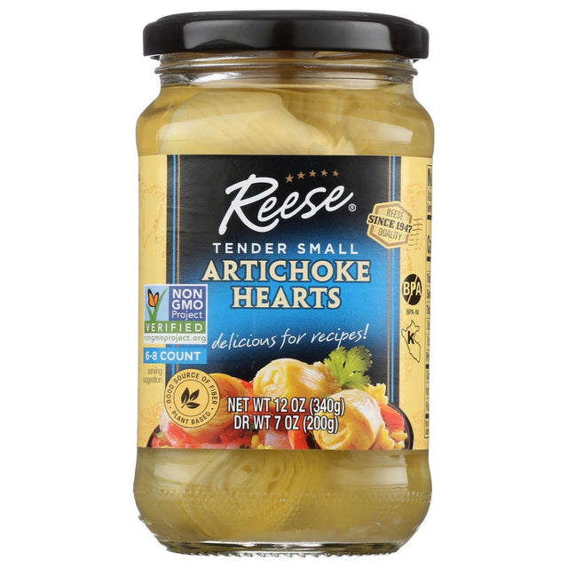REESE: Small Artichokes In Glass, 12 oz - Sunshine Co Op. - #tag1# - #tag2# - #tag3# - #tag4#