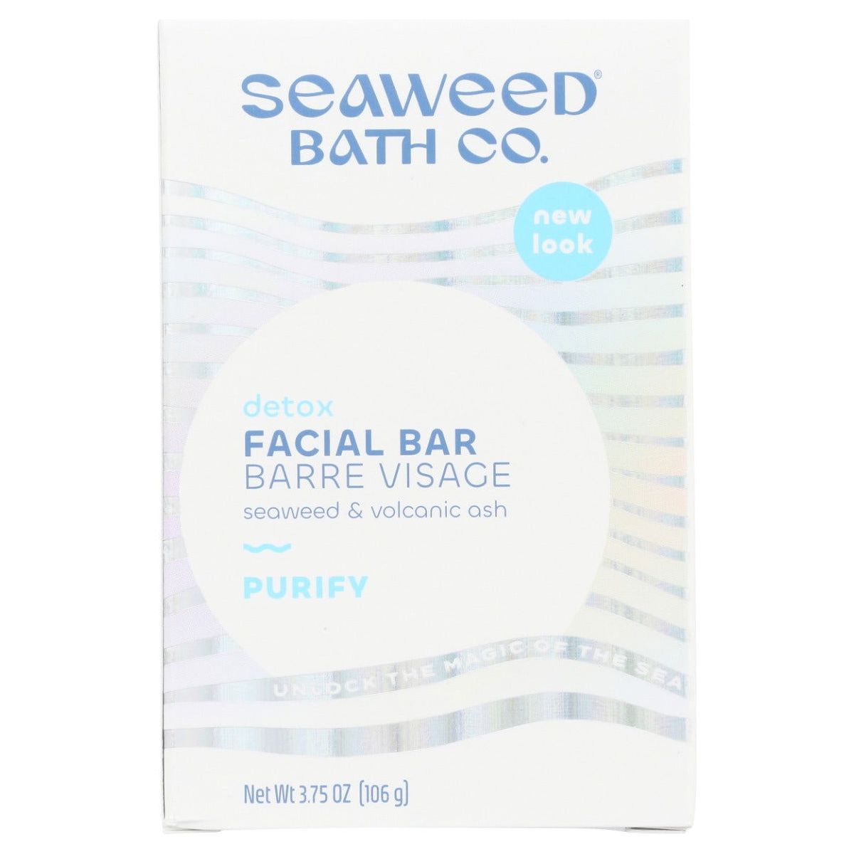 SEA WEED BATH COMPANY: Detox Bar Facial Purifying, 3.75 oz - Sunshine Co Op. - #tag1# - #tag2# - #tag3# - #tag4#