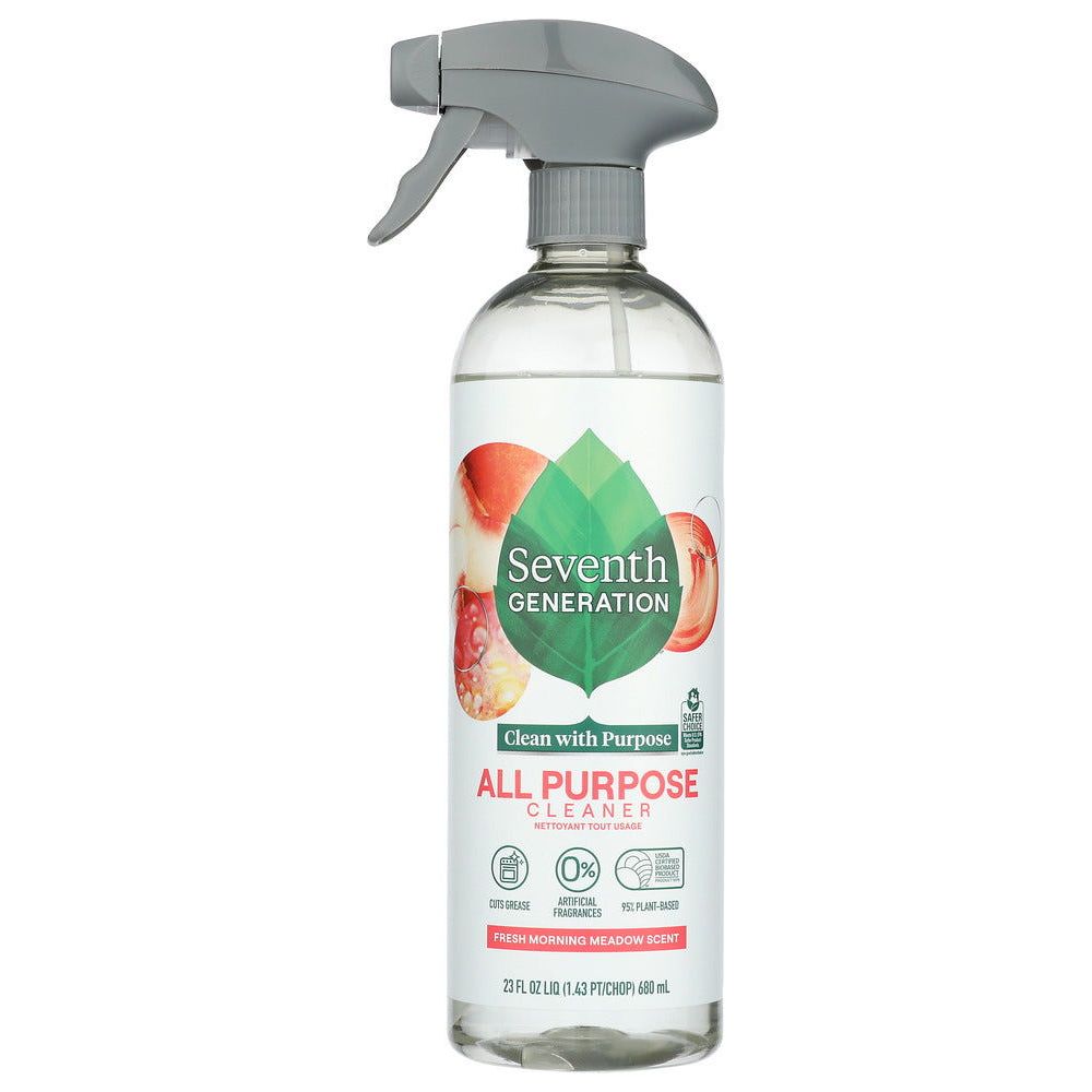 SEVENTH GENERATION: All Purpose Cleaner Fresh Morning Meadow, 23 oz - Sunshine Co Op. - #tag1# - #tag2# - #tag3# - #tag4#