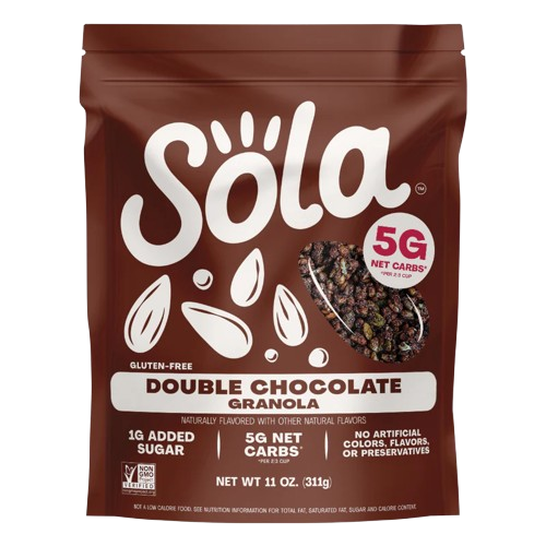 SOLA: Double Chocolate Granola, 11 oz - Sunshine Co Op. - #tag1# - #tag2# - #tag3# - #tag4#