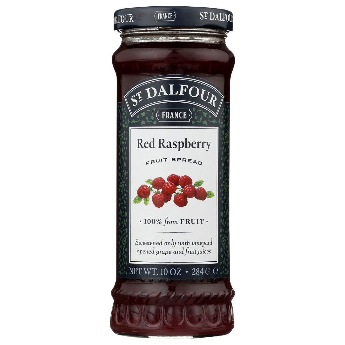 ST DALFOUR: Red Raspberry, 10 oz - Sunshine Co Op. - #tag1# - #tag2# - #tag3# - #tag4#