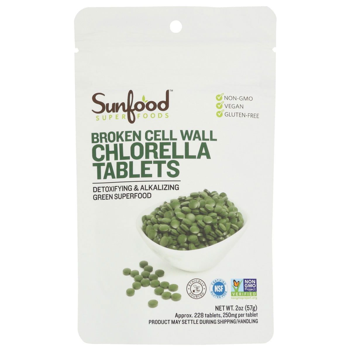 SUNFOOD SUPERFOODS: Chlorella Tablets, 2 oz - Sunshine Co Op. - #tag1# - #tag2# - #tag3# - #tag4#