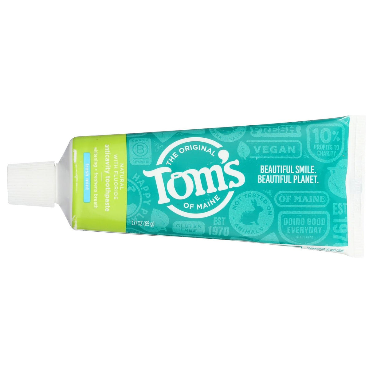 TOMS OF MAINE: Travel Natural Toothpaste Fresh Mint, 3 oz - Sunshine Co Op. - #tag1# - #tag2# - #tag3# - #tag4#