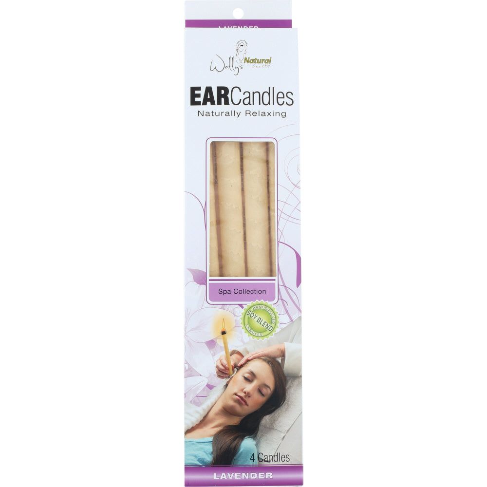 WALLY'S NATURAL PRODUCTS: Lavender Soy Blend Ear Candles, 4 Candles - Sunshine Co Op. - #tag1# - #tag2# - #tag3# - #tag4#