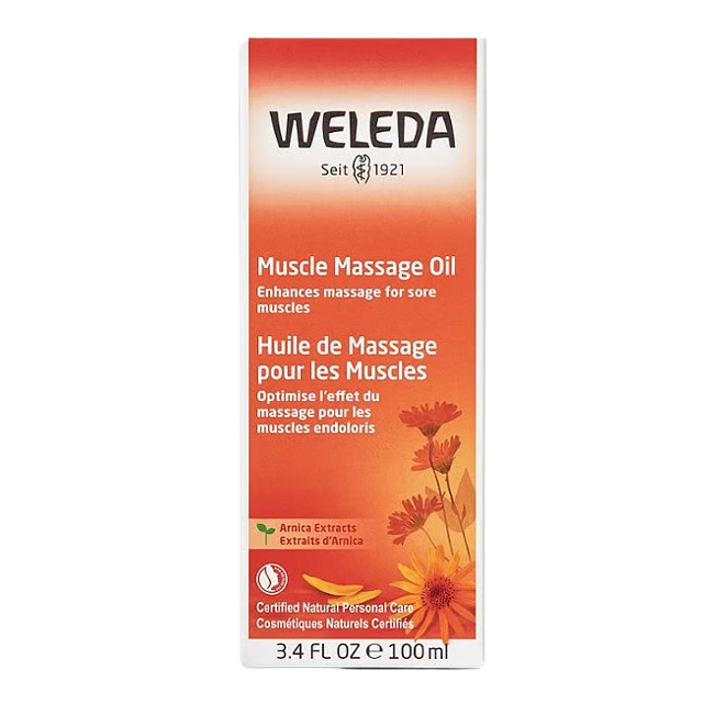 WELEDA: Muscle Massage Oil Arnica, 3.4 oz - Sunshine Co Op. - #tag1# - #tag2# - #tag3# - #tag4#