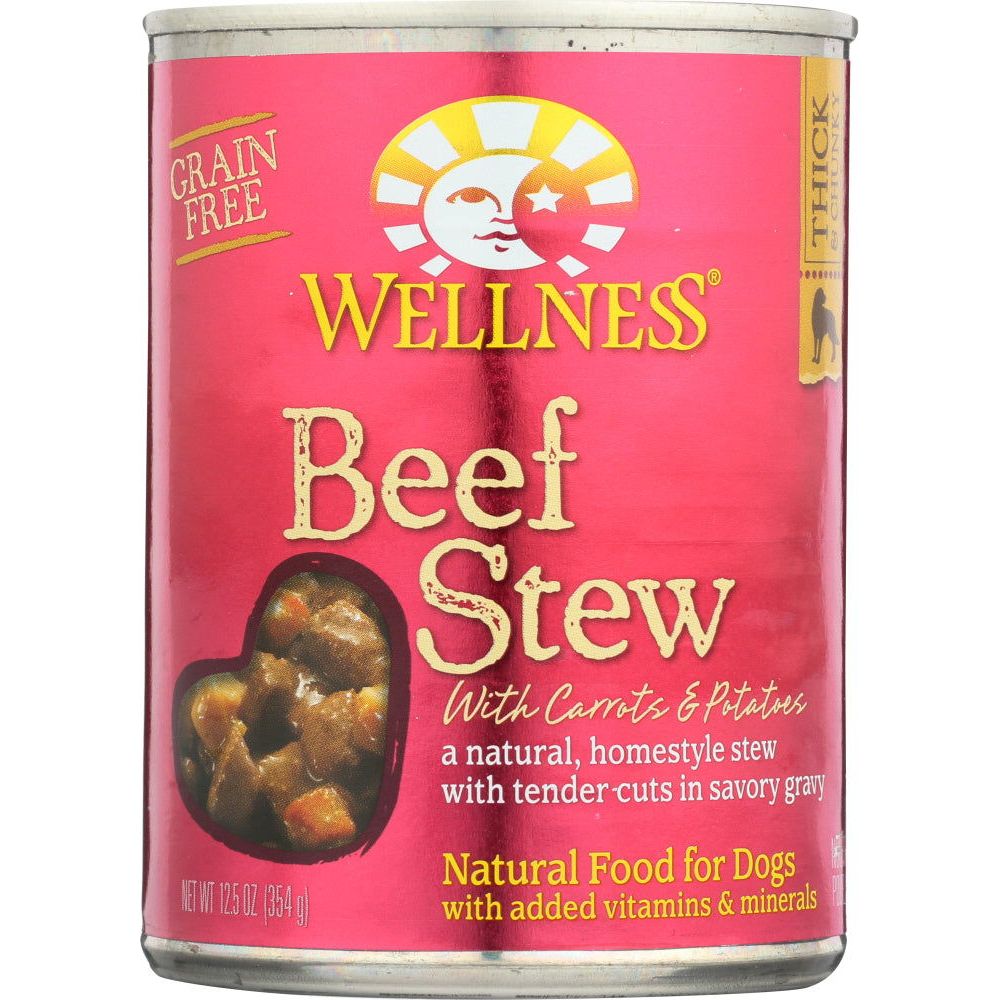 WELLNESS: Beef Stew with Carrots & Potatoes Canned Dog Food, 12.5 oz - Sunshine Co Op. - #tag1# - #tag2# - #tag3# - #tag4#