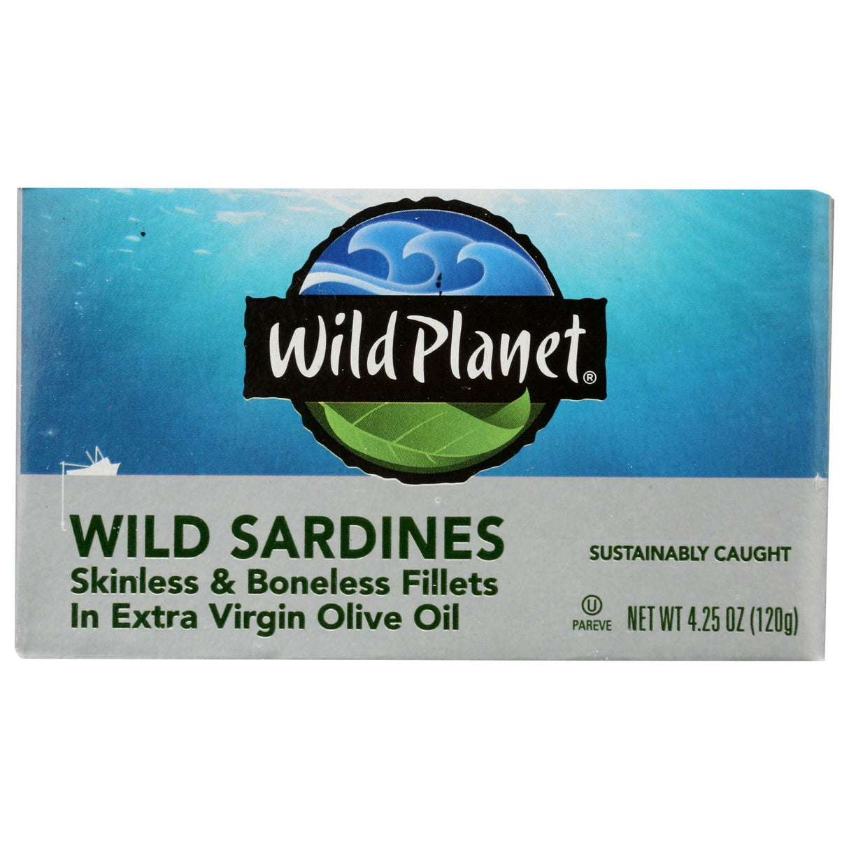 WILD PLANET: Sardines Boneless Skinless in Extra Virgin Olive Oil, 4.25 oz - Sunshine Co Op. - #tag1# - #tag2# - #tag3# - #tag4#