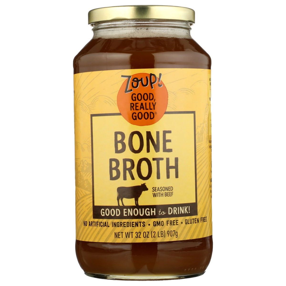 ZOUP GOOD REALLY: Beef Bone Broth, 32 oz - Sunshine Co Op. - #tag1# - #tag2# - #tag3# - #tag4#