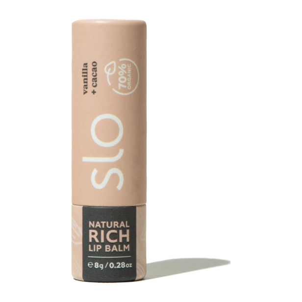 SLO: Natural Lip Balm Vanilla Cacao, 0.28 oz