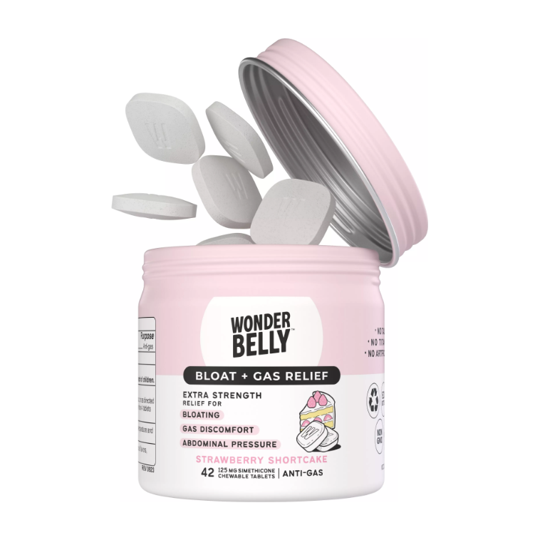 WONDERBELLY: Strawberry Shortcake Bloat Gas Relief, 42 tb