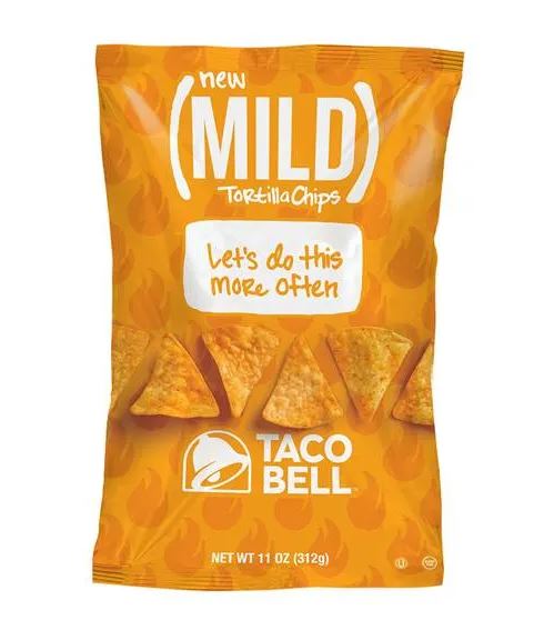 TACO BELL: Mild Tortilla Chips, 11 oz