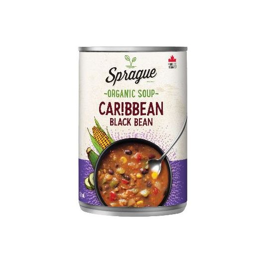 SPRAGUE: Organic Caribbean Black Bean Soup, 15 oz