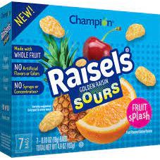 RAISELS: Raisins Golden Fruit, 4.9 oz