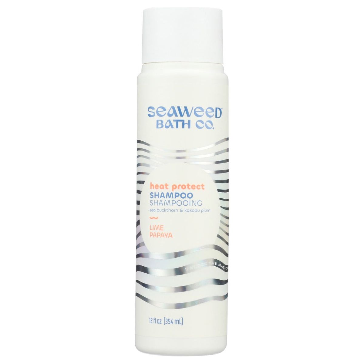 SEAWEED BATH COMPANY: Heat Care Shampoo Lime Papaya, 12 fo