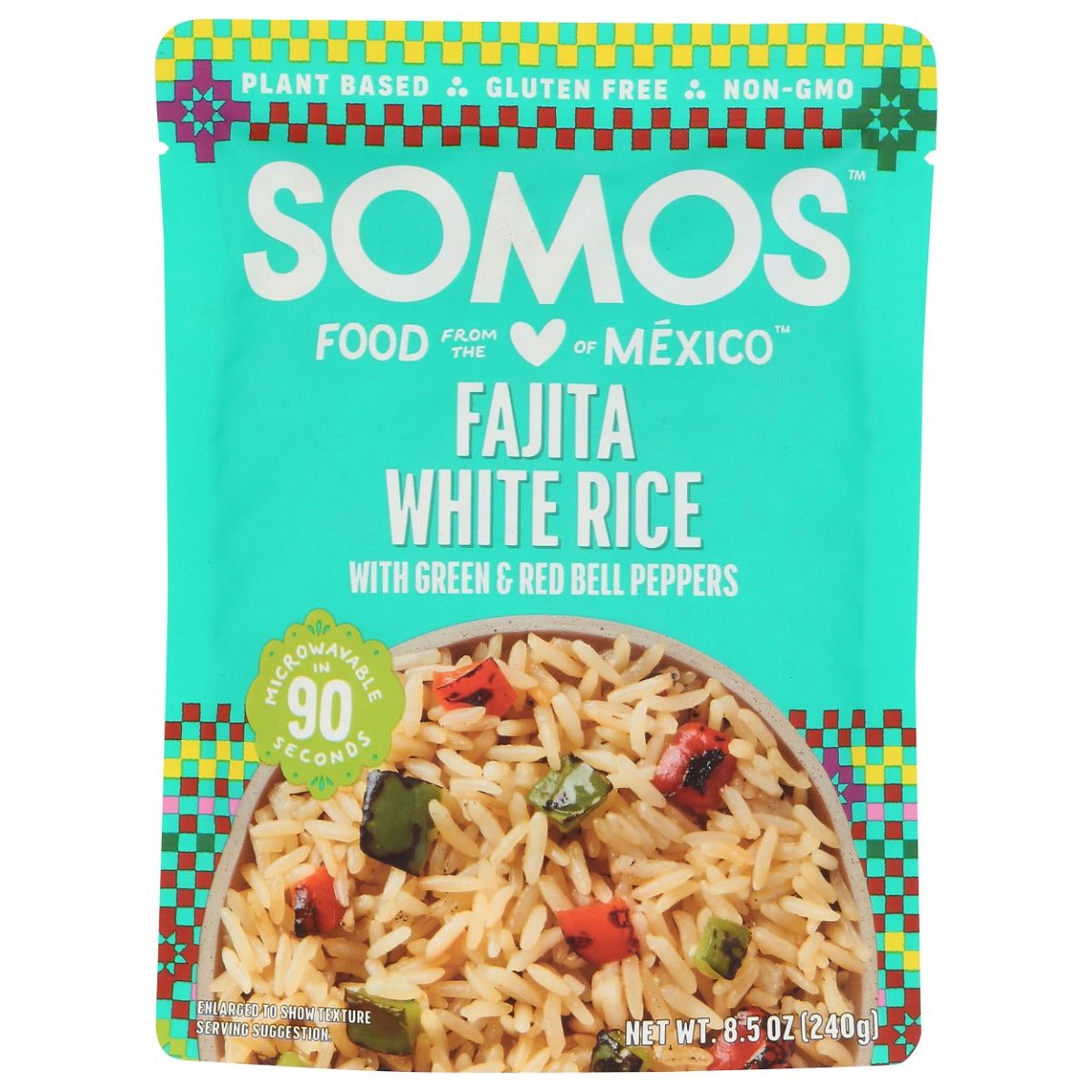 SOMOS: Fajita White Rice, 8.5 oz