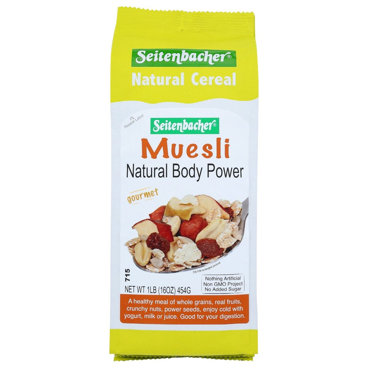 SEITENBACHER: Muesli Cereal Body Power, 16 oz