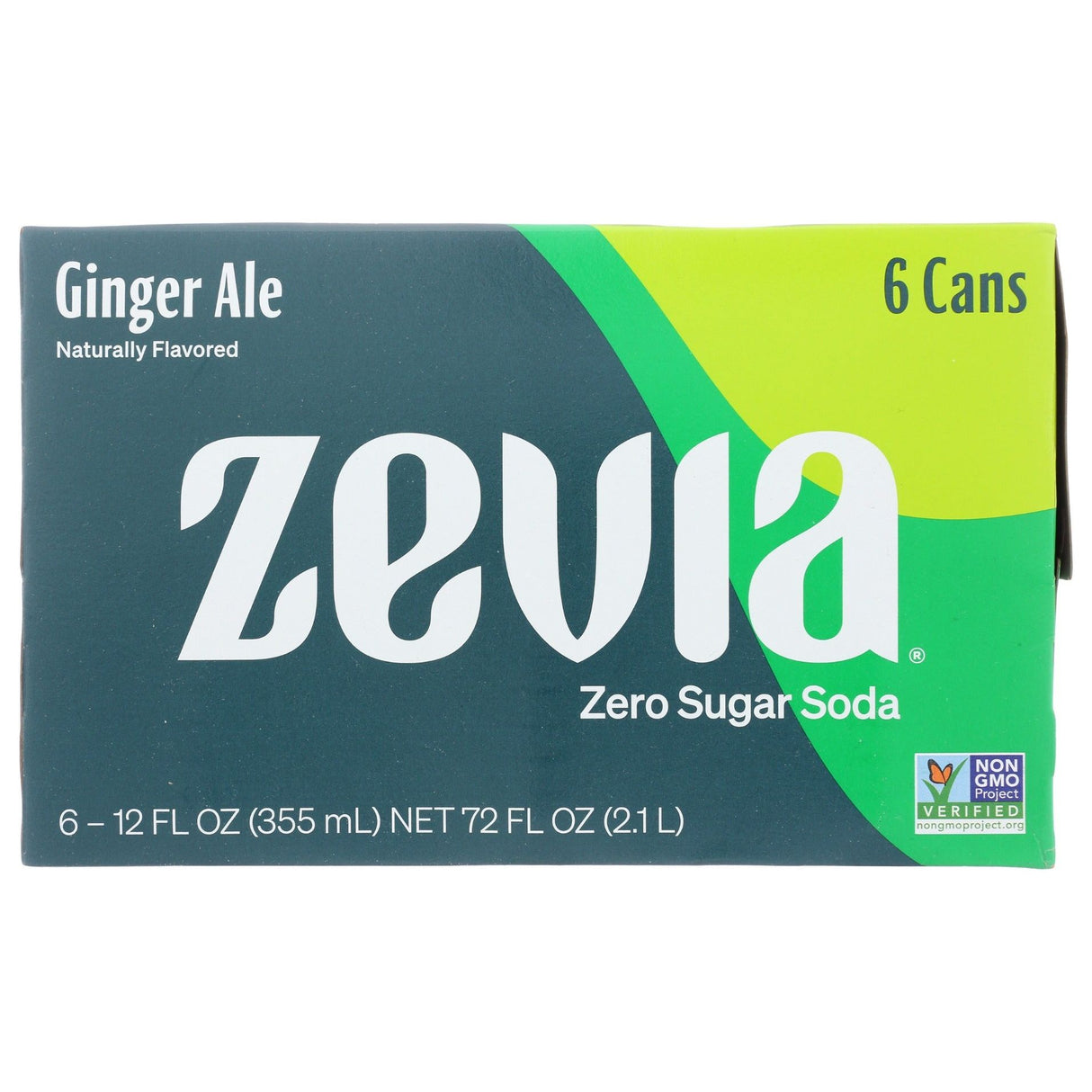 ZEVIA: Ginger Ale Soda 6Pk, 72 fo