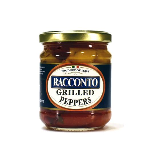RACCONTO: Grilled Peppers, 6.5 oz